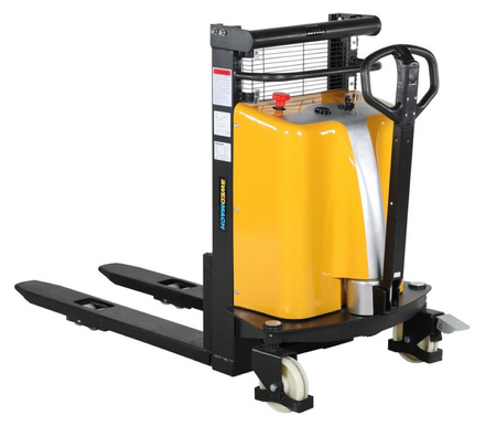 Wózek paletowy elektryczny GermanTech, koła kierownicy i wideł: Nylon i Nylon (max wysokość: 800 mm, udźwig: 1000 kg, długość wideł: 1150 mm) 99729413