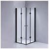 Kabina prysznicowa 90x90 szkło 6mm czarna 23178185