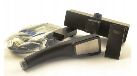 Bateria prysznicowa czarna zestaw + deszczownica 23178271