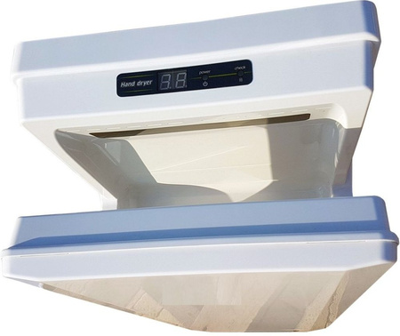 Automatyczna suszarka biała do rąk profesjonalna kieszeniowa - bardzo szybka 44578411