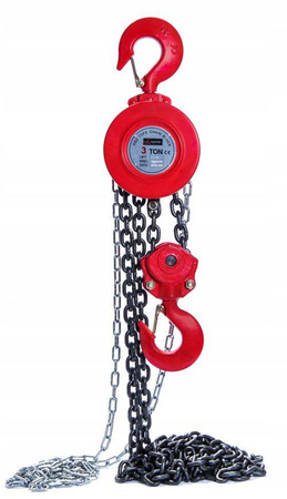 Wciągarka łańcuchowa (udźwig: 3T, wysokość unoszenia: 3 m) 24980849
