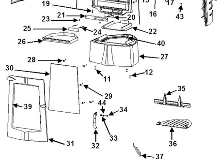 Piec wolnostojący 10kW Chamane 10 (górna średnica wylotu spalin: 180mm) - spełnia anty-smogowy EkoProjekt 86854945
