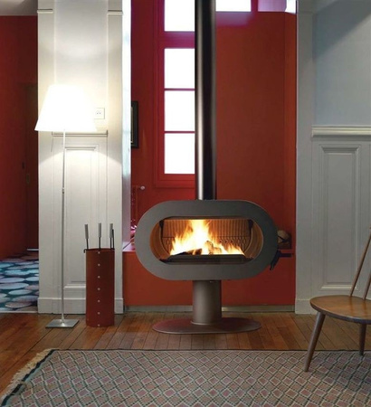 Piec wolnostojący 10kW Fifty (średnica wylotu spalin: 150mm, kolor: antracyt) - spełnia anty-smogowy EkoProjekt 86854960