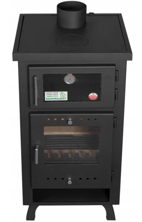 Piec stalowy wolnostojący z płaszczem wodnym i piekarnikiem 10kW - spełnia anty-smogowy EkoProjekt 04483307