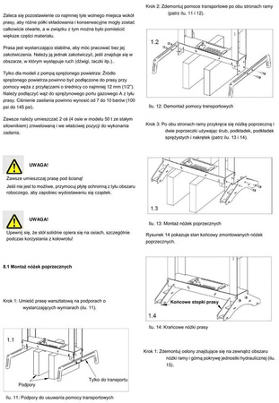 Hydrauliczna prasa warsztatowa Unicraft (siła nacisku: 15 t) 32269556