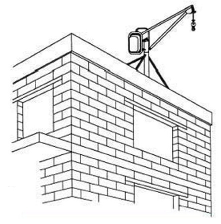 Wciągarka elektryczna linowa budowlana 325kg/30m - do wyboru sterowanie ręczne, lina 08179944
