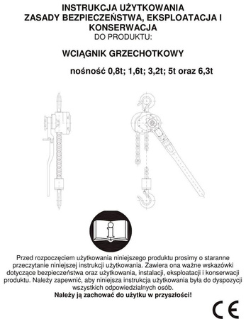Wyciągarka łańcuchowa dźwigniowa, łańcuch Galla - wersja przeciwwybuchowa (wysokość podnoszenia: 1,5m, udźwig: 5 T) 22076964