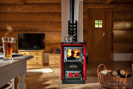 Kuchnia, angielka 7,1kW Bordo, chrom, bez płaszcza wodnego - spełnia anty-smogowy EkoProjekt 88828417