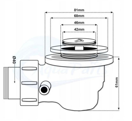 Brodzik prostokątny 120x90 głęboki 15cm biały+syfon 23178268