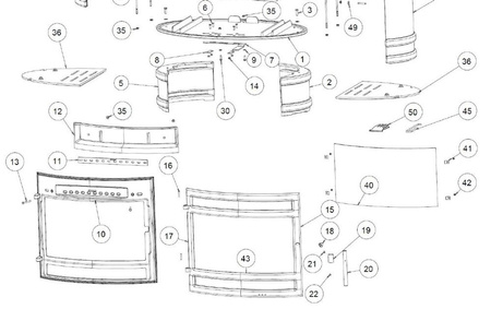 Piec wolnostojący 12kW Angor (górna lub tylna średnica wylotu spalin: 150mm) - spełnia anty-smogowy EkoProjekt 86854952