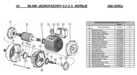 Wciągarka elektryczna linowa budowlana 150kg/30m - do wyboru ramię, maszt, podpory, uchwyt rusztowania 08179948