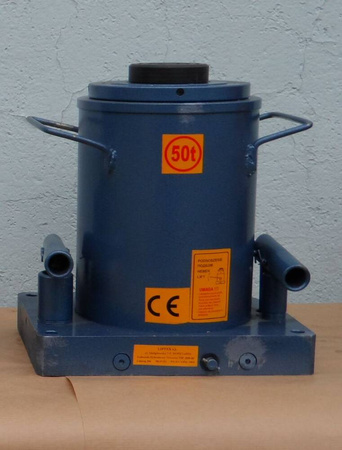 Podnośnik hydrauliczny, jednostopniowy (udźwig: 50 T, wysokość maks. z wykręconą śrubą: 450 mm) 58782600