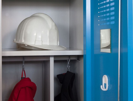 Szafa szafka ubraniowa przegroda, kolor: RAL7035 (jasnoszary) (wymiary: 1800x800x500 mm) 09276449