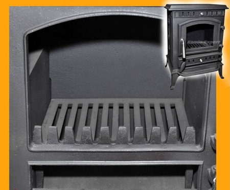 Piec koza żeliwny kominek kominkowy 5,8kW (kolor: czarny) spełnia anty-smogowy EkoProjekt 04480188