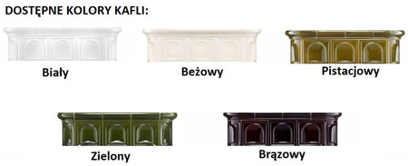 Piec wolnostojący 8kW (kolor: pistacjowy) - spełnia anty-smogowy EkoProjekt 99672978
