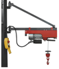 Wciągarka elektryczna linowa budowlana 150kg/30m - do wyboru ramię, maszt, podpory, uchwyt rusztowania 08179948