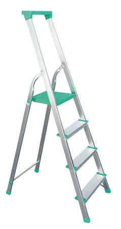Drabina wolnostojąca Drabex 6 stopniowa z półką i haczykiem (wysokość robocza: 3,29m) 99674665