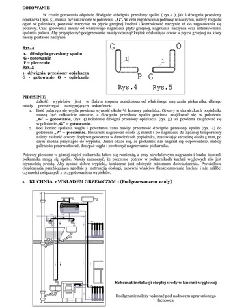 Kuchnia, angielka, moc kuchni/wody: 9,2/3,2kW, Jawor z wężownicą (nieobudowana, kolor: biało brązowy) - spełnia anty-smogowy EkoProjekt 25980270