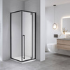 Kabina prysznicowa czarna kwadratowa 90x90 szkło 6mm 23178198