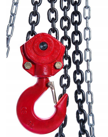 Wciągarka łańcuchowa (udźwig: 3T, wysokość unoszenia: 3 m) 24980849