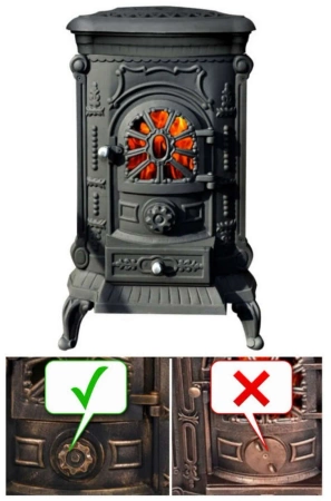 Piec koza żeliwny 8-10kW (kolor: czarny) - spełnia anty-smogowy EkoProjekt 04483310