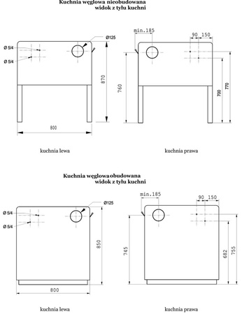 Kuchnia, angielka, moc kuchni/wody: 9,2/3,2kW, Jawor z wężownicą (nieobudowana, kolor: biało brązowy) - spełnia anty-smogowy EkoProjekt 25980270