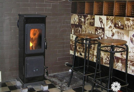 Piec wolnostojący 2,5-7,5kW na drewno i węgiel - do wyboru: kolory pieca (spaliny: tył) - spełnia anty-smogowy EkoProjekt 88869078