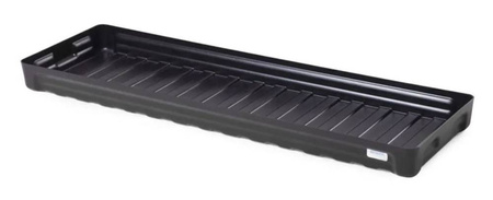 Odprowadzająca elektryczność wanna na małe pojemniki z PE, bez kraty, 26 l, 1265 x 395 x 90 72279238
