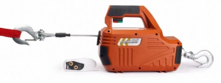 Wyciągarka elektryczna przenośna z pilotem 230V (udźwig: 450 kg, długość liny: 4,6m, moc: 1,2KM) 85083024