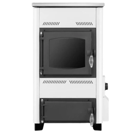 Kuchnia węglowa kocioł piec CO z płaszczem wodnym 10-12kW (kolor: biały, średnica wylotu spalin: 118 mm) - spełnia anty-smogowy EkoProjekt 99682647