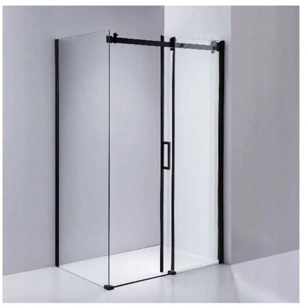 Kabina prysznicowa czarna 110x90 szkło 8mm 23178230
