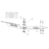 Osłona chłodnic, silnika i przedniego mostu OFFROAD Toyota Land Cruiser 150 155 Prado J15 2017 - 2020 czerwona 59880549
