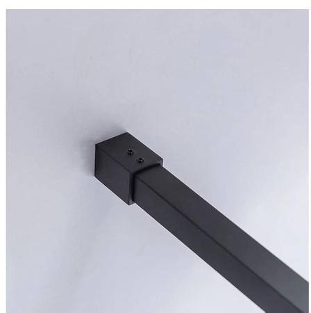 Kabina prysznicowa 90x90 szkło 6mm kwadrat czarna 23178196