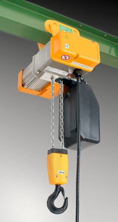 Wyciągarka elektryczna łańcuchowa stacjonarny 400V bez wózka (udźwig: 150/250kg, wysokość podnoszenia: 18m) 95868900