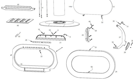 Piec wolnostojący 10kW Fifty (średnica wylotu spalin: 150mm, kolor: emalia czerwona)- spełnia anty-smogowy EkoProjekt 86865687