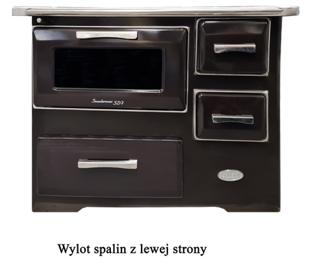 Kuchnia, angielka z piekarnikiem 7kW na drewno, bez płaszcza wodnego (kolor: brązowy) 50082887