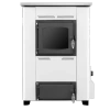 Kuchnia węglowa kocioł piec CO z płaszczem wodnym 25-27kW (kolor: biały, średnica wylotu spalin: 148 mm) - spełnia anty-smogowy EkoProjekt 99682659