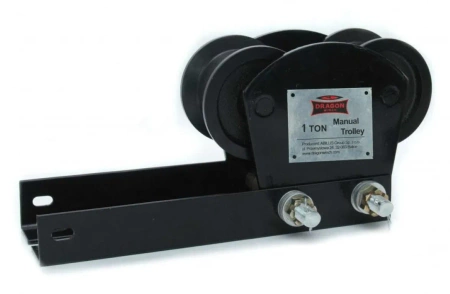 Zestaw: Wyciągarka linowa elektryczna 230V 500/990 kg + wózek ręczny 1T (wysokość podnoszenia: 12m / 6m) 55983105