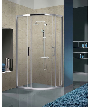 Kabina prysznicowa 90x90 szkło 6mm brodzik 3l 23178244