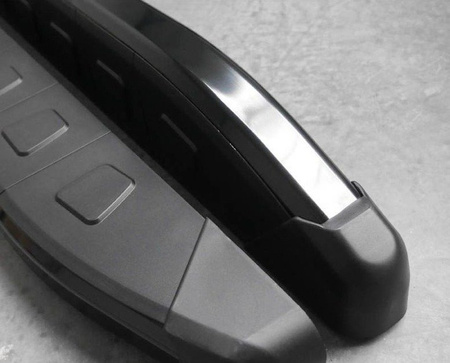 Stopnie boczne, czarne - Nissan Murano Z51 2007-2014 (długość: 182 cm) 01665043