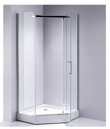 Kabina prysznicowa pięciokątna 90x90 brodzik 23178229