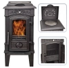 Piec koza żeliwny kominek kominkowy na nózkach, płyta do gotowania 6,6kW - spełnia anty-smogowy EkoProjekt 04482048
