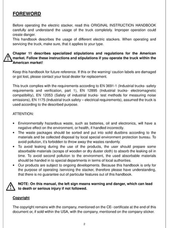 Wózek paletowy elektryczny GermanTech (udźwig: 1000 kg, długość wideł: 1150 mm, wysokość podnoszenia: 1600 mm) 99746696