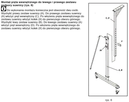  Suwnica bramowa z wciągarką bezprzewodową i wózkiem – 1000 kg, 2300 mm, 2500–3600 mm 82214