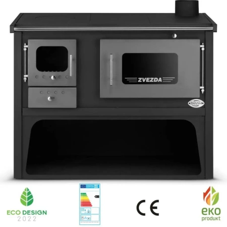 Kuchnia węglowa z płaszczem wodnym westfalka 16-20kW (kolor: czarny, średnica wylotu spalin: 130 mm) - spełnia anty-smogowy EkoProjekt 99680209