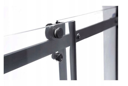 Kabina prysznicowa 100x90 szkło 8mm czarna 23178249