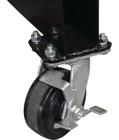  Suwnica bramowa mobilna 2000 kg – ręczna z wózkiem i wciągarką łańcuchową, wysokość 2400–3600 mm