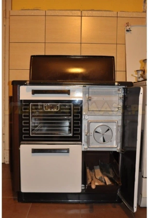 Kuchnia, angielka, moc kuchni/wody: 9,2/3,2kW, Jawor z wężownicą (nieobudowana, kolor: brązowy) - spełnia anty-smogowy EkoProjekt 25980269