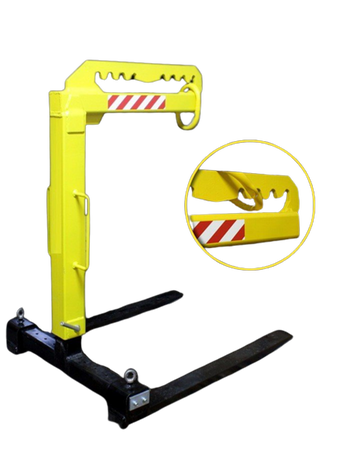 Widły do palet z uchwytem ustawnym (udźwig: 2T)