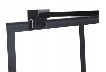 Ścianka prysznicowa 120 cm asymetryczna kratka szkło 8mm 23179604